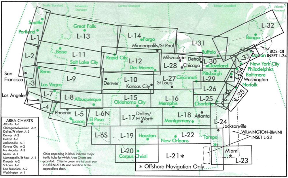 IFR Enroute Low Altitude Charts for the Conterminous U.S. — The Pilot