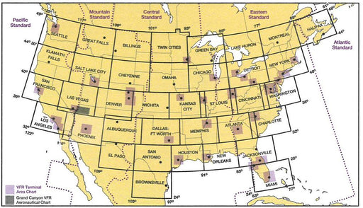 Sectional Aeronautical Charts (Scale 1:500,000)