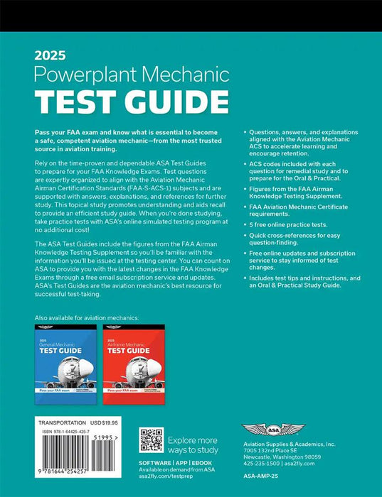 ASA 2025 Test Guide: Powerplant