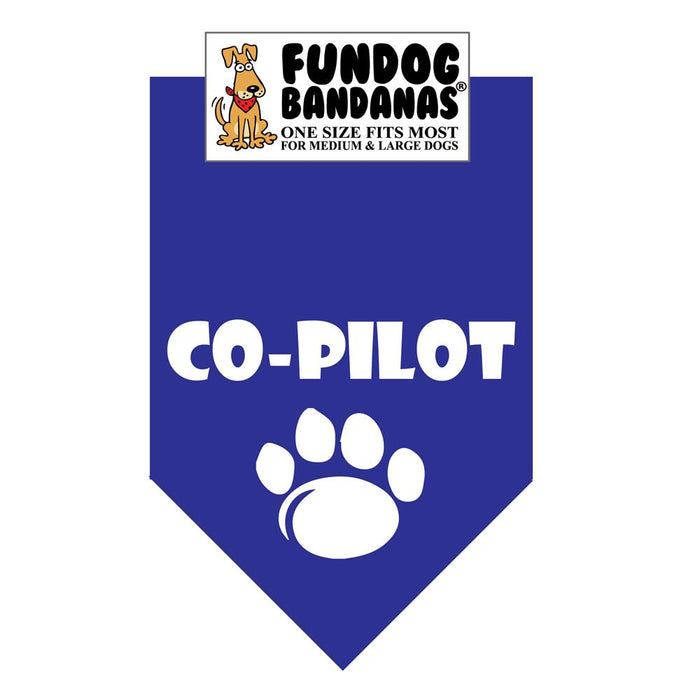 Co-Pilot Dog Bandana