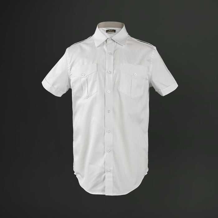 JetSeam - Men's Pilot Shirt - Short Sleeved - Modern Cut