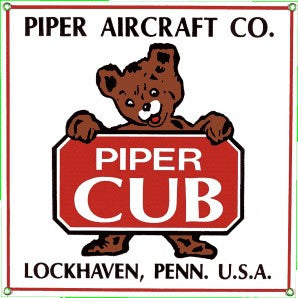 Piper Cub Magnet