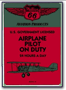Airplane Pilot on Duty Magnet