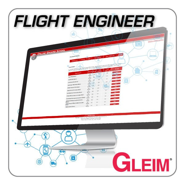 Gleim Flight Computer Gleim Online Ground School - Flight Engineer — The Pilot Supply