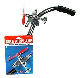 Bike Airplane with Spinning Propeller