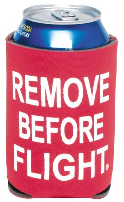 Remove Before Flight Can Cooler