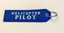 Embroidered Keychain - Helicopter Pilot