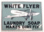 Porcelain Magnet - White Flyer Soap