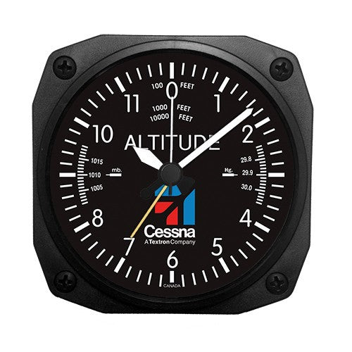 Cessna Altimeter Desk Model Alarm Clock