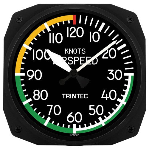 10" Airspeed Instrument Style Clock