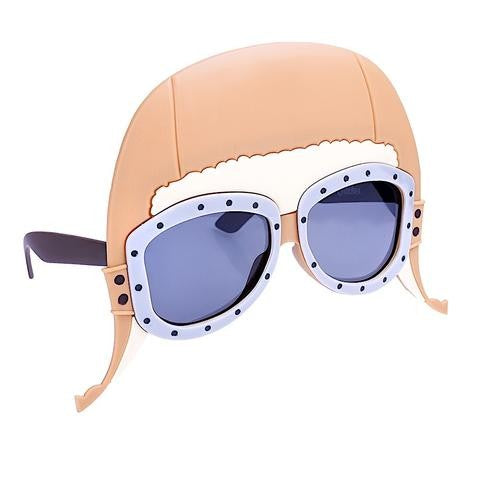 Sun-Stache Aviator Glasses/Hat