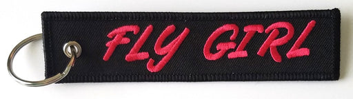 Keychain - Fly Girl (Embroidered)