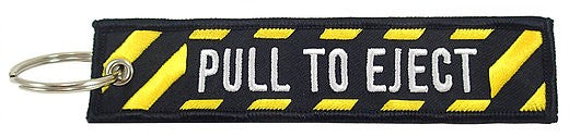 Keychain - Embroidered - Pull to Eject