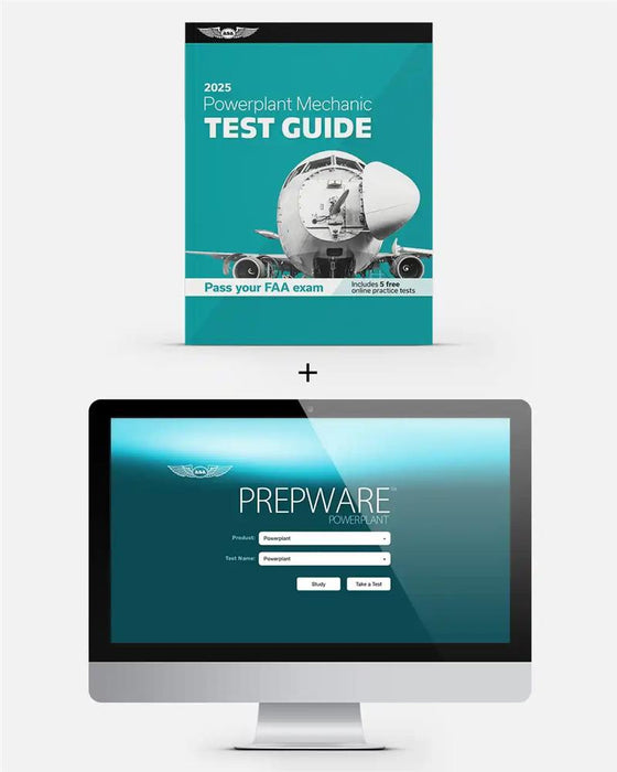 ASA 2025 Powerplant Test Guide Plus Prepware