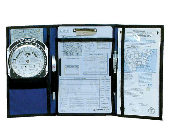 Jeppesen VFR Tri-Fold Kneeboard with Clipboard