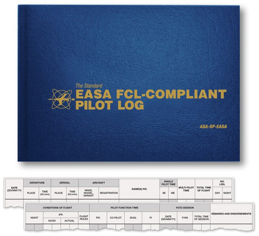 ASA EASA FCL-Compliant Pilot Log