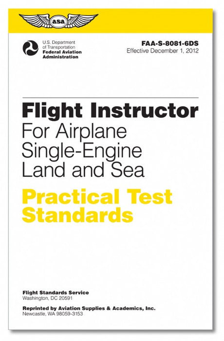 ASA Flight Instructor Airplane