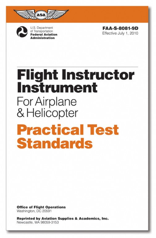 ASA Flight Instructor Instrument — The Pilot Supply